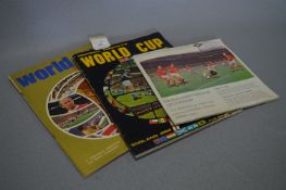 Three 1966 World Cup Souvenir Booklets