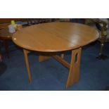 Ercol Oval Top Drop Leaf Dining Table