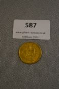 Gold Full Sovereign 1903