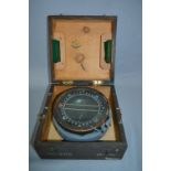 WWII British Type:P4A Compass in Pine Box