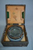 WWII British Type:P4A Compass in Pine Box