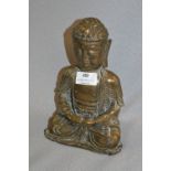 Asian Bronze Figurine - Buddha (22cm Tall)