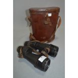 Pair of Ross Leather Cased Binoculars 10x50