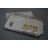 Selection of First Day Cover Stamps, Enveloped Stamps, etc.