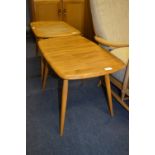 Pair of Ercol Elm Topped Side Tables