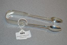 Hallmarked Silver Sugar Tongs - Exeter 1943, Approx 64g