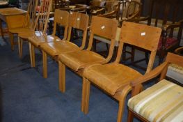 Set of Ten Esavian Beech Bible Chairs