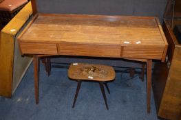 Teak Dressing Table with Lift up Lid
