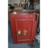 Cast Iron Safe with Brass Handle and Keys