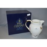 Royal Crown Derby Royal Butterfly Pattern Jug