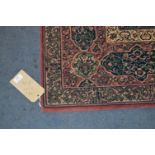 Large Floral Patterned Rug 10'6" x 9'