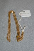 9ct Gold Chain Necklace - Approx 9.7g