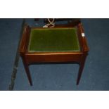 Edwardian Mahogany Piano Stool