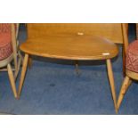 Ercol Elm Pebble Top Side Table