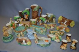 Large Collection of Hornsea Pottery Posy Vases