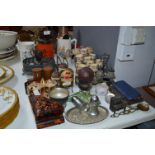 West German Vases, Jugs, Plated Ware, Hornsea Condiments, Novelty Egg Cups, etc.