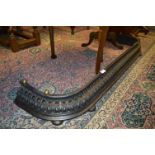 Victorian Cast Iron Fire Fender