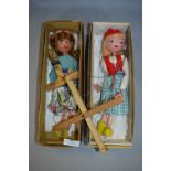 Two Pelham Puppets; Dutch Girl and Tyro Girl