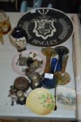 Pottery and Glassware, British Coins, etc.