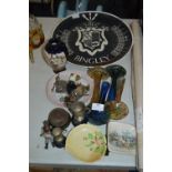 Pottery and Glassware, British Coins, etc.