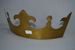 Brass Pub Sign - Crown