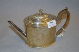 Hallmarked Silver Teapot - London 1899, Approx 439g