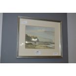 Framed Watercolour - Robin Hoods Bay by John E. Parkin