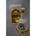 Wade Bell's Old Scotch Whisky Decanter Queen Elizabeth 60th Birthday 1986