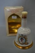Wade Bell's Old Scotch Whisky Decanter Queen Elizabeth 60th Birthday 1986
