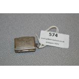 Georgian Silver Vinaigrette - Approx 9.4g