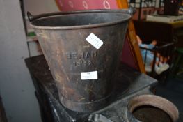 Galvanised Metal Bucket "Bemam 1952"