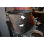 Galvanised Metal Bucket "Bemam 1952"