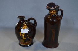 Royal Doulton Bonnie Prince Charlie Brown Glazed Jug and Another