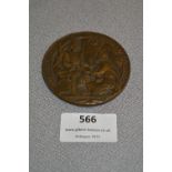 Bronze Commemorative Medallion - 700th Anniversary of the Foundation of Liverpool