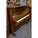 Walnut Cased Steck Upright Piano