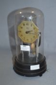 Glass Dome Cased Bulle Magneto Clock