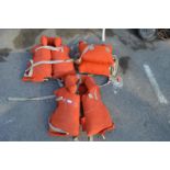 Three Macklin Type A Life Jackets with Hull Stamp