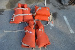 Three Macklin Type A Life Jackets with Hull Stamp