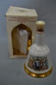 Wade Bell's Old Scotch Whisky Decanter Marriage of Prince Andrew and Sarah Ferguson 1986