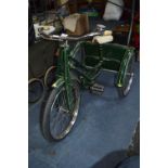 Vintage Child's Tricycle in Green Livery