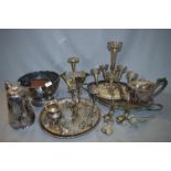 Large Quantity of Silver Plated Items