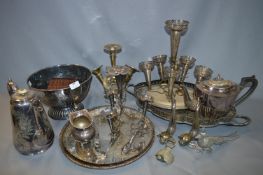 Large Quantity of Silver Plated Items