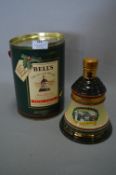 Wade Bell's Old Scotch Whisky Decanter Christmas 1990