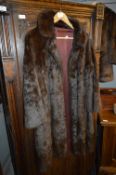 Ladies Long Length Fur Coat
