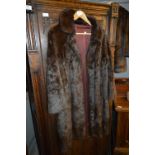 Ladies Long Length Fur Coat