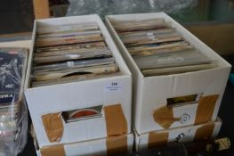 Two Boxes Containing a Large Quantity of 45rpm Singles