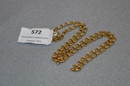 9ct Gold Chain Necklace - Approx 16.7g