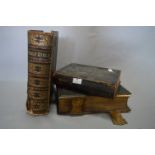 Three Victorian Leather Bound Family Bibles