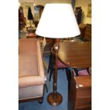 Oak Standard Lamp with Shade