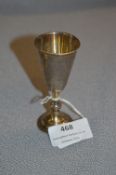 Small Silver Jewish Beaker - London 1927, Approx 24.8g